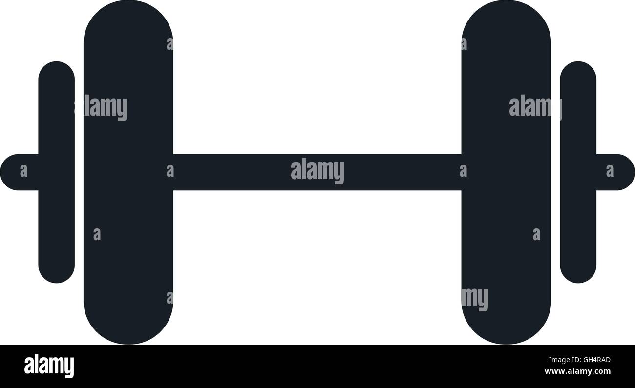 weight metal heavy bodybuilding icon. Vector graphic Stock Vector Image ...