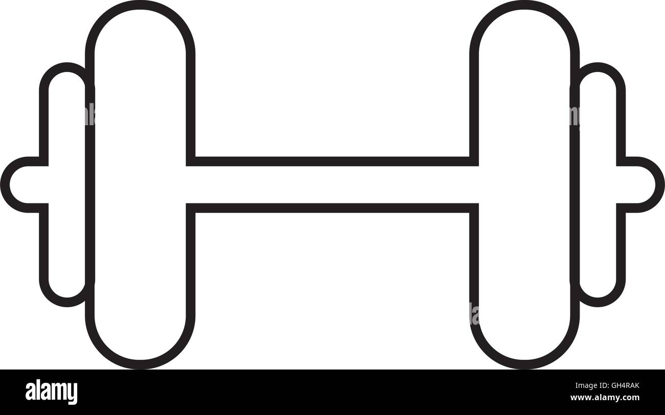 weight metal heavy bodybuilding icon. Vector graphic Stock Vector Image ...