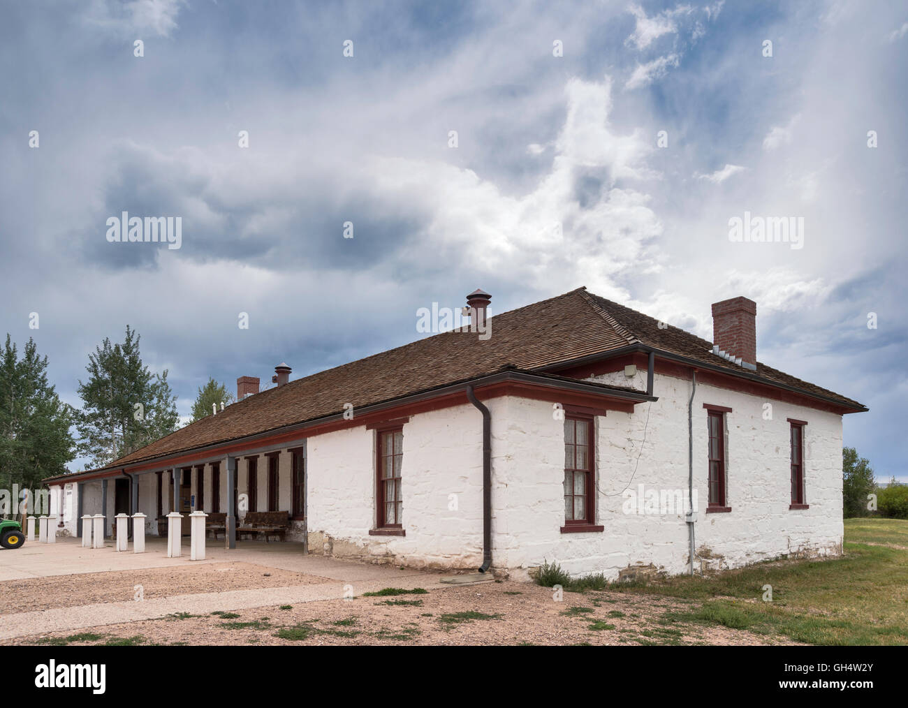 Museum at 1880s Barracks, Fort Bridger State Historic Site, Wyoming
