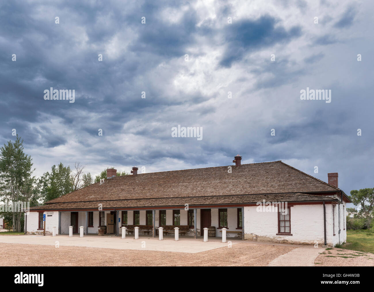 Museum at 1880s Barracks, Fort Bridger State Historic Site, Wyoming