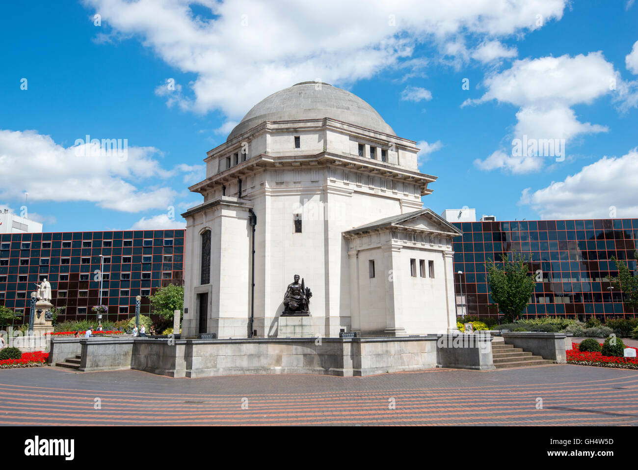 Hall of Memory in Centenary Square Birmingham City, West Midlands England UK Stock Photo