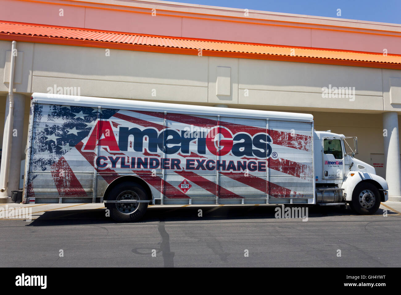 Las Vegas - Circa July 2016: AmeriGas Truck I Stock Photo