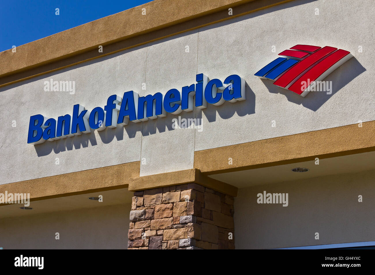 Las Vegas Circa July 2016 Bank of America Bank and Loan Branch III