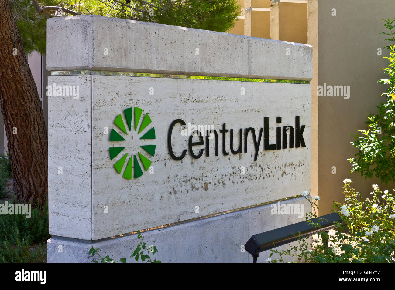 Las Vegas Circa July 2016 CenturyLink Corporate Office II Stock