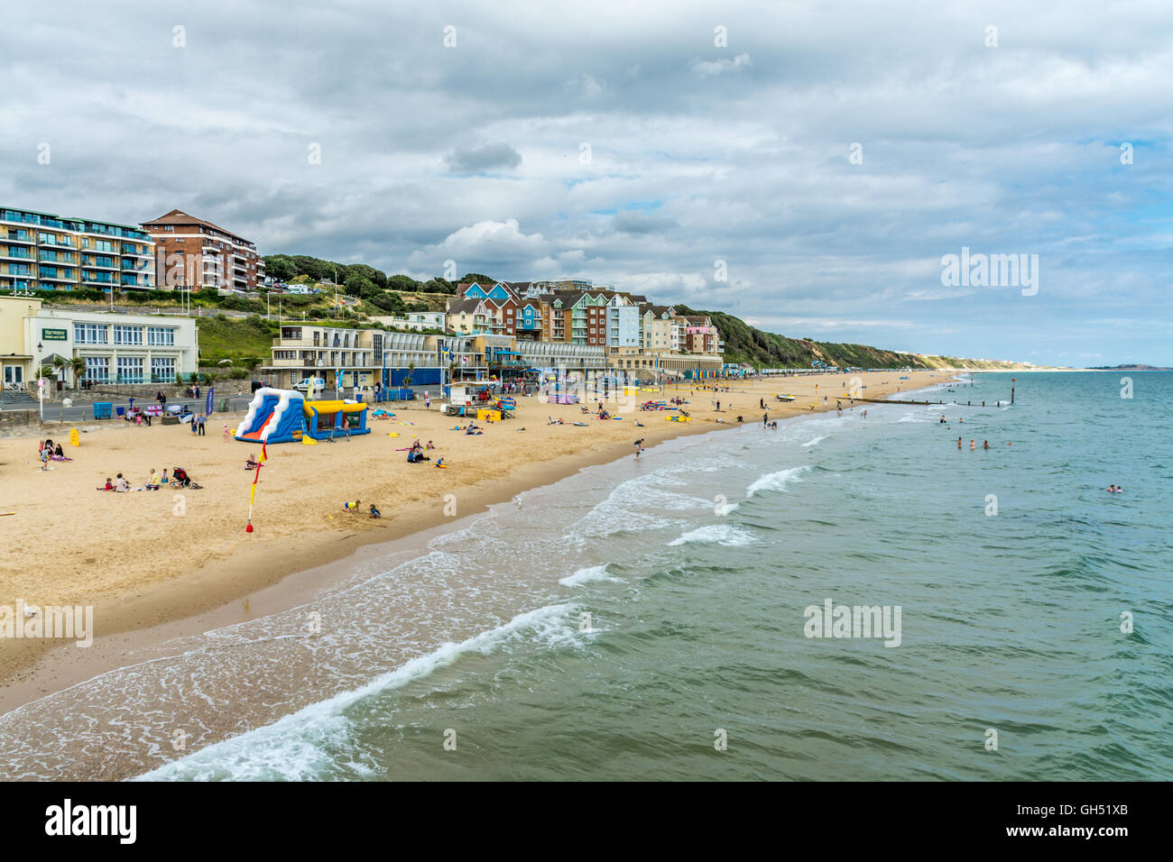 View of the beach at Stock Photo Alamy
