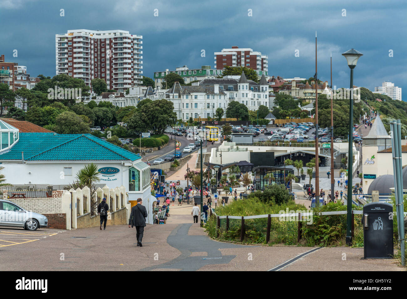 View of Bournemouth Town centre Stock Photo Alamy