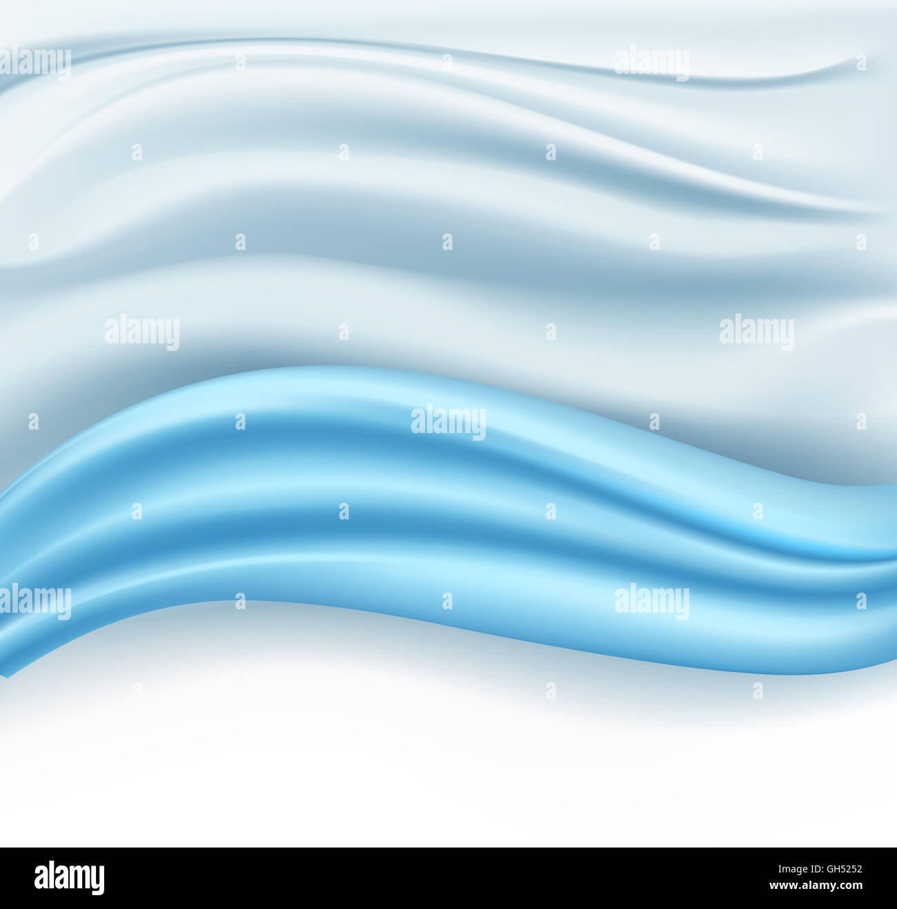 abstract blue silky soft background Stock Photo