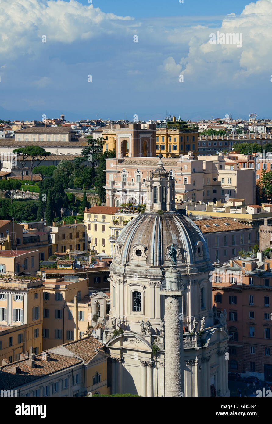 Rome rooftop view ancient hi-res stock photography and images - Alamy