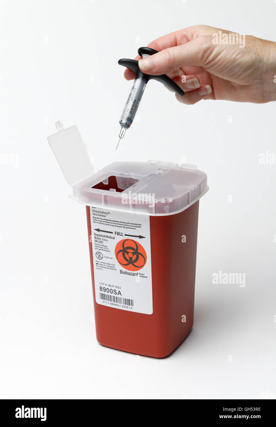 Biohazard waste container hires stock photography and images Alamy