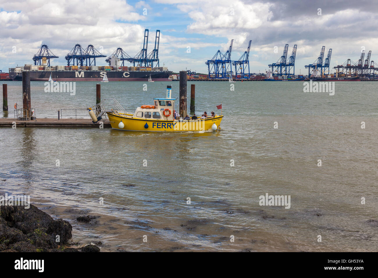 Foot ferry running between Harwich, Shotley and Felixstowe on the River