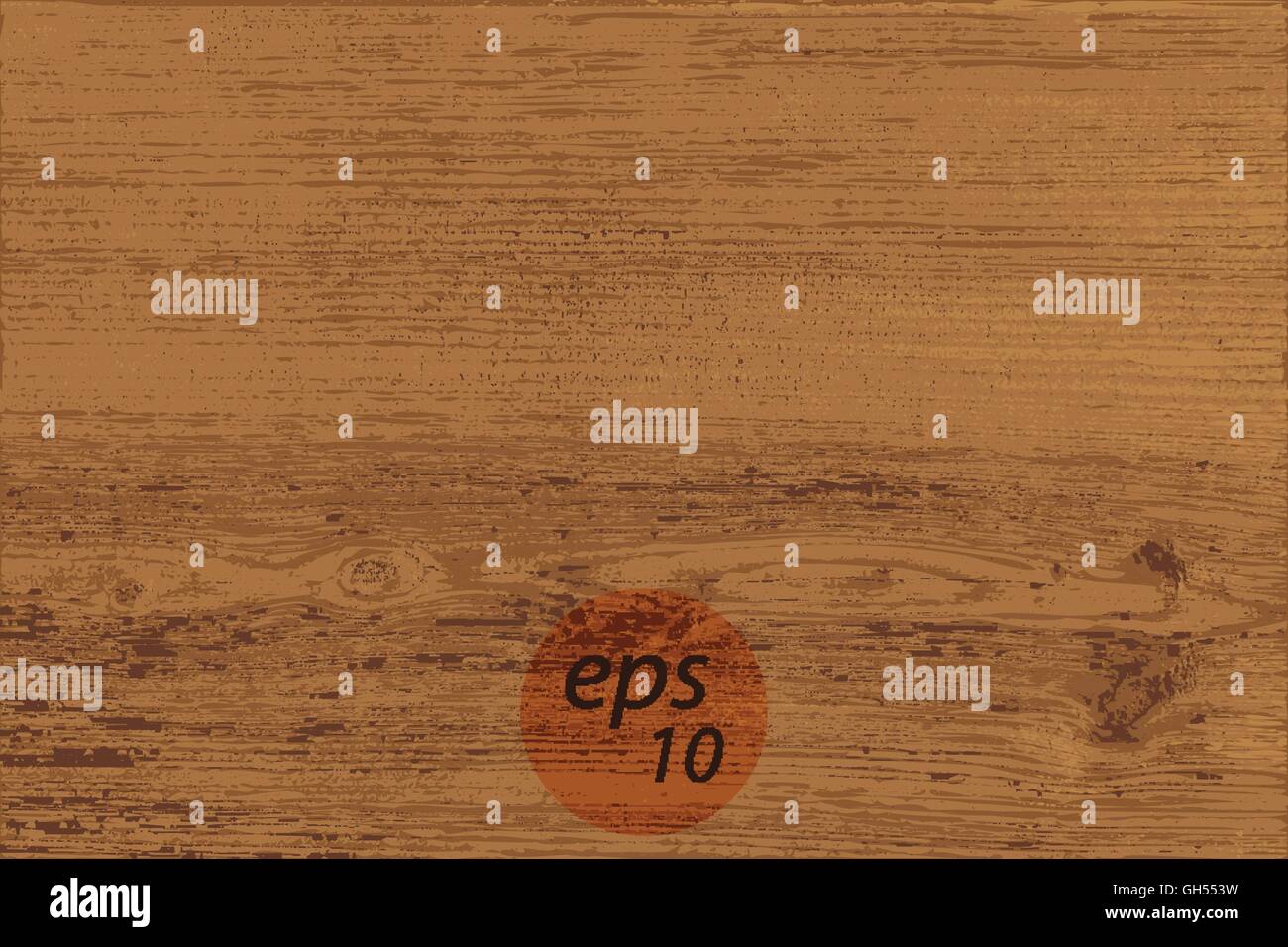 Grunge old wood texture. Eps 10 illustration. Natural grunge wooden background. Stock Vector