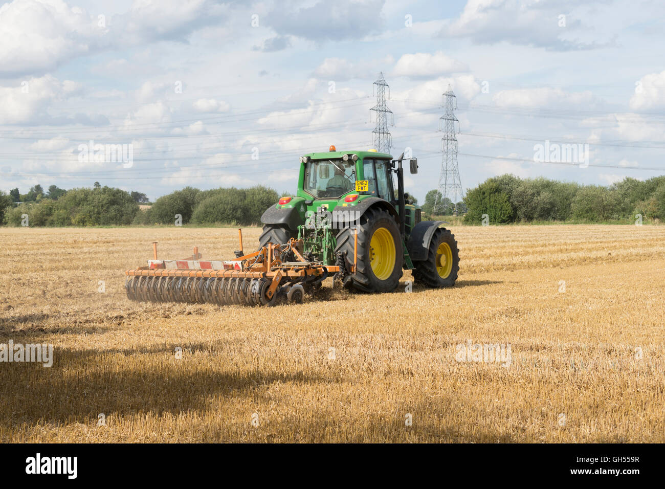 Tractor, ploughing, field, dirt, mud, john deere Stock Photo Alamy