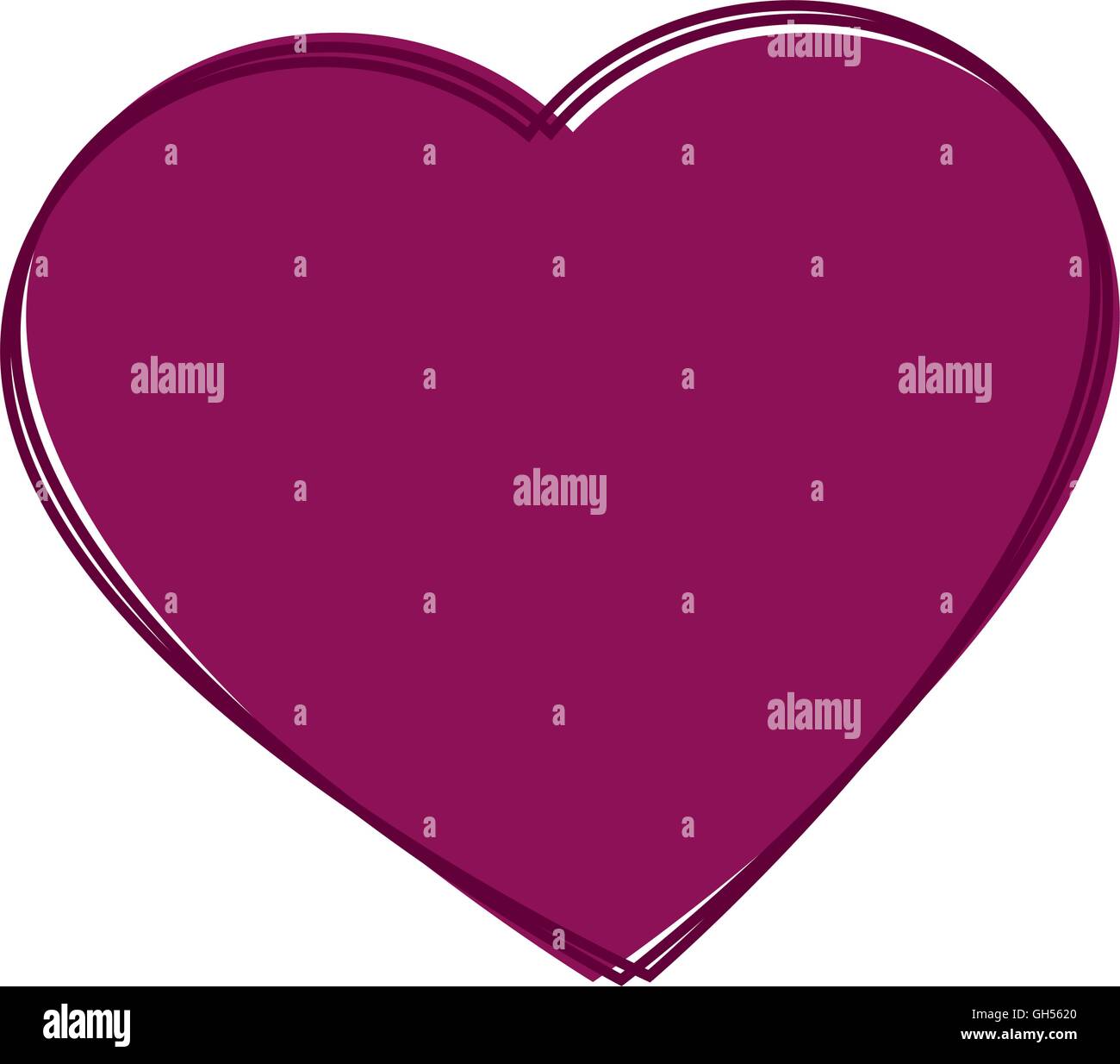heart love romantic icon vector Stock Vector Image & Art - Alamy