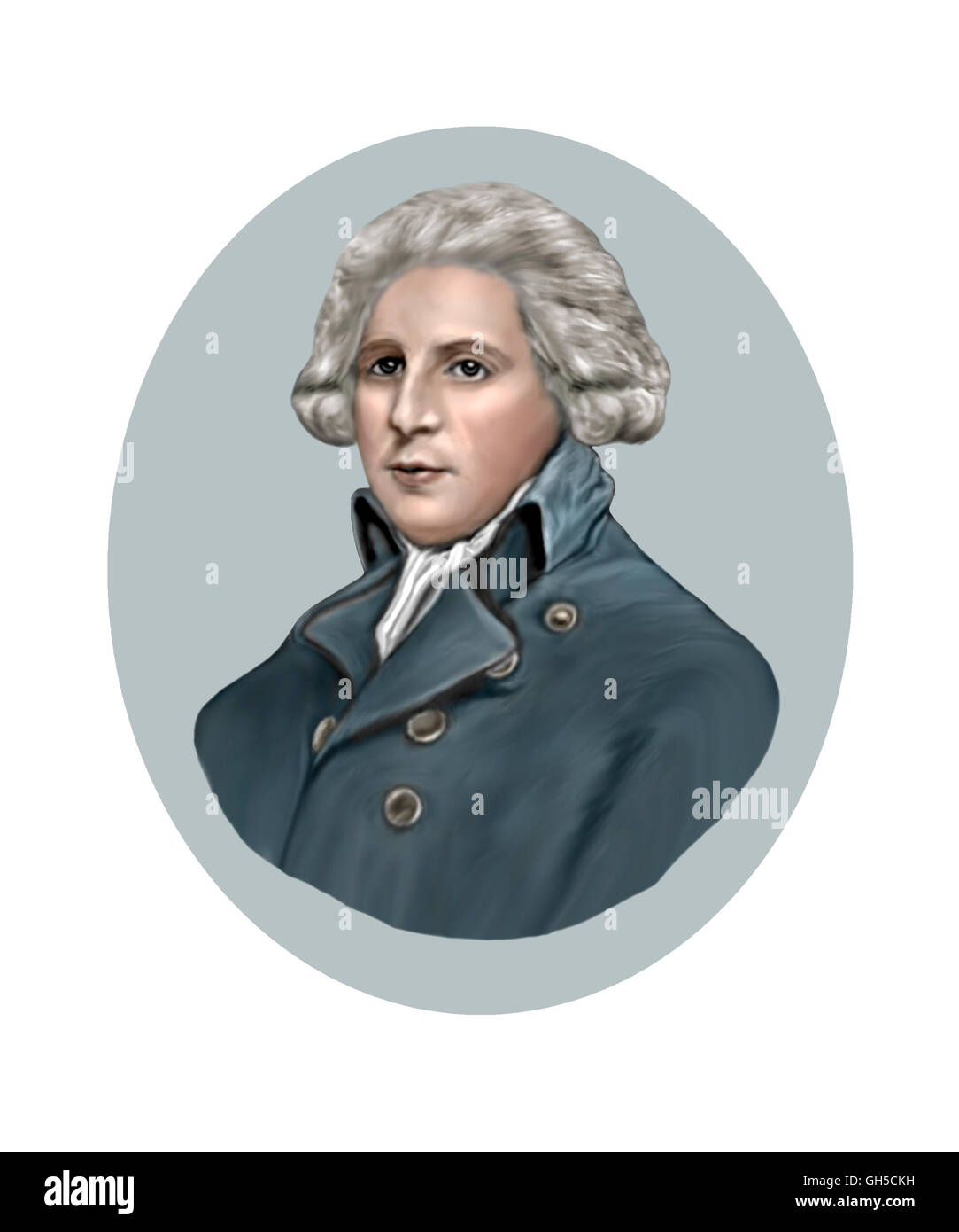 Richard Brinsley Sheridan, 1751-1816, Dramatist Stock Photo
