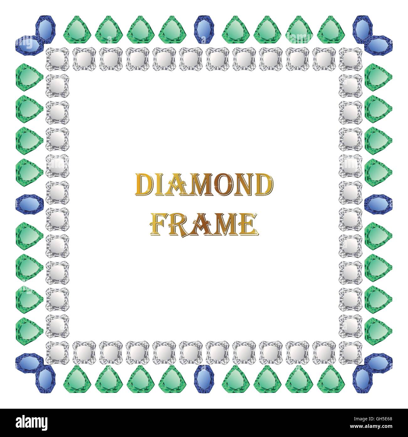 Diamond square frame Stock Vector Image & Art - Alamy