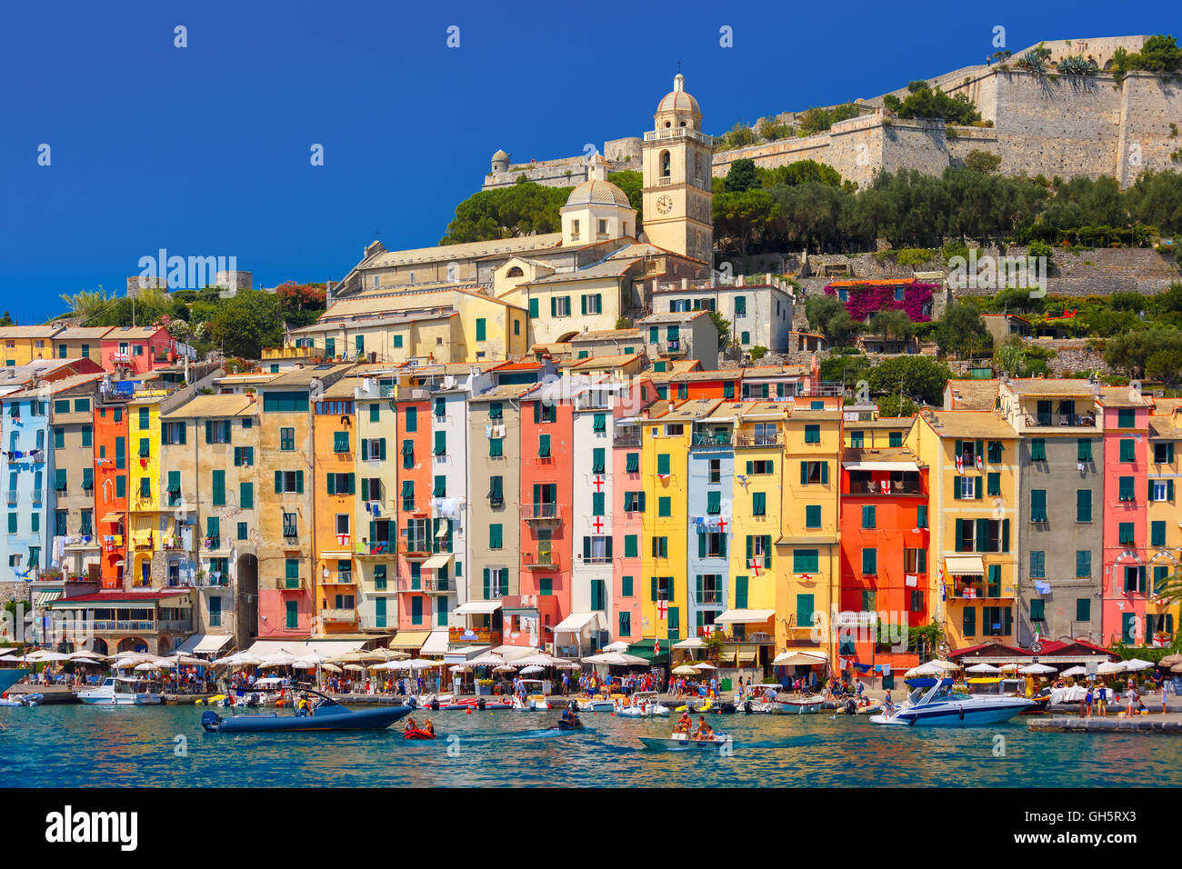 Porto Venere, La Spezia, Liguria, Italy Stock Photo