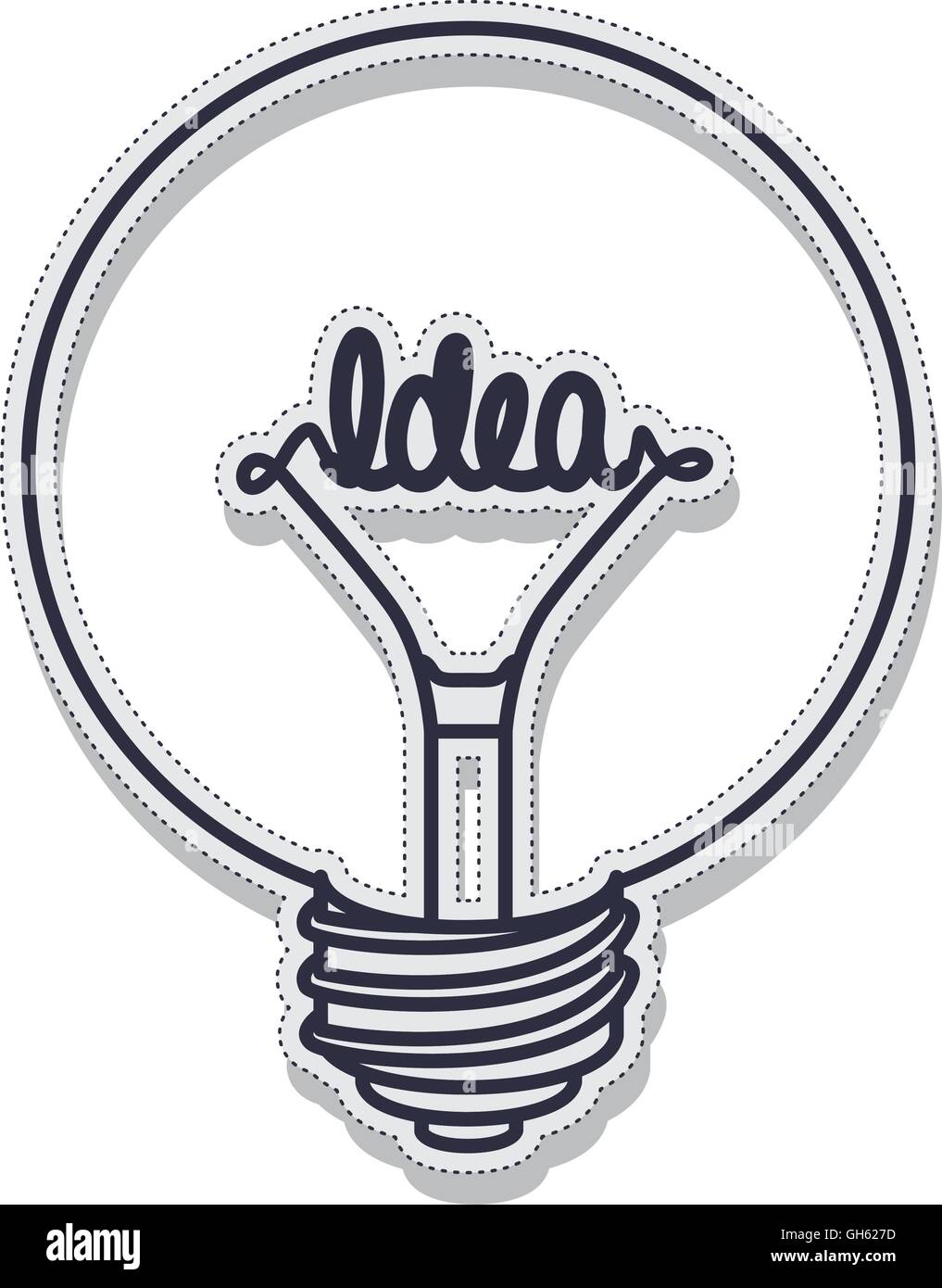 bulb light isolated icon Stock Vector Image & Art - Alamy