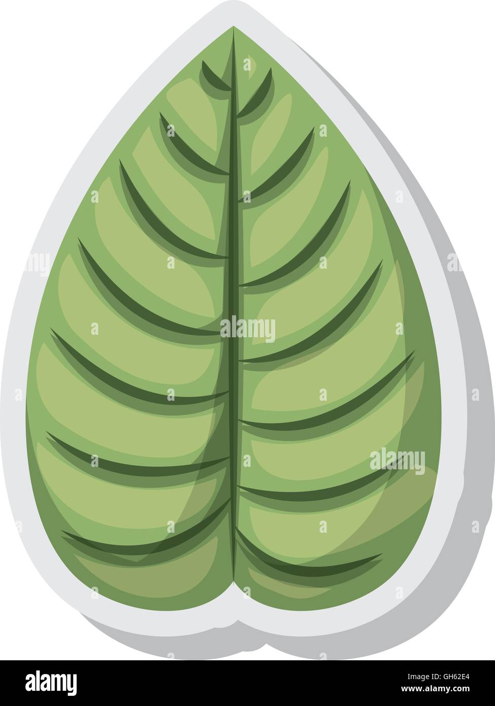 leaf plant nature isolated icon Stock Vector Image & Art - Alamy