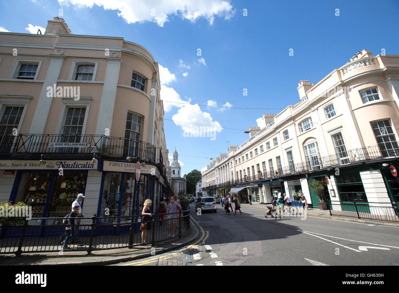 King William Walk, Greenwich, London Borough of Greenwich lies on the