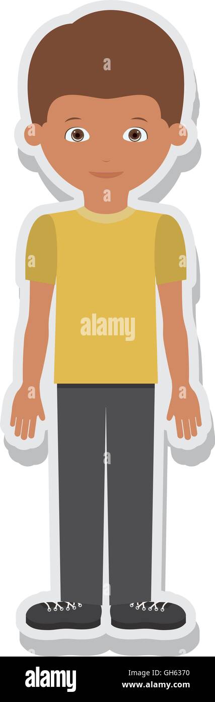 young man male isolated Stock Vector Image & Art - Alamy