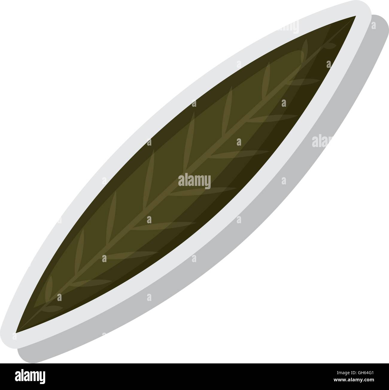 leaf plant nature isolated icon Stock Vector Image & Art - Alamy