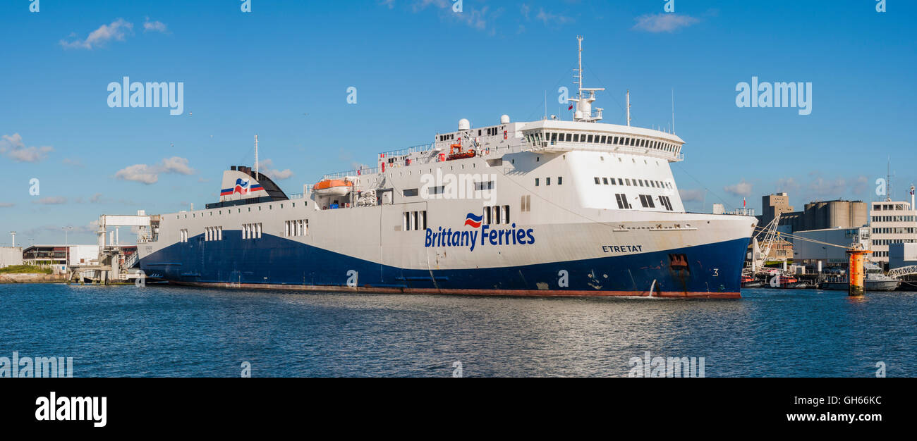ETRETAT, Brittany Ferries, Le Havre, Normandy, France Stock Photo Alamy