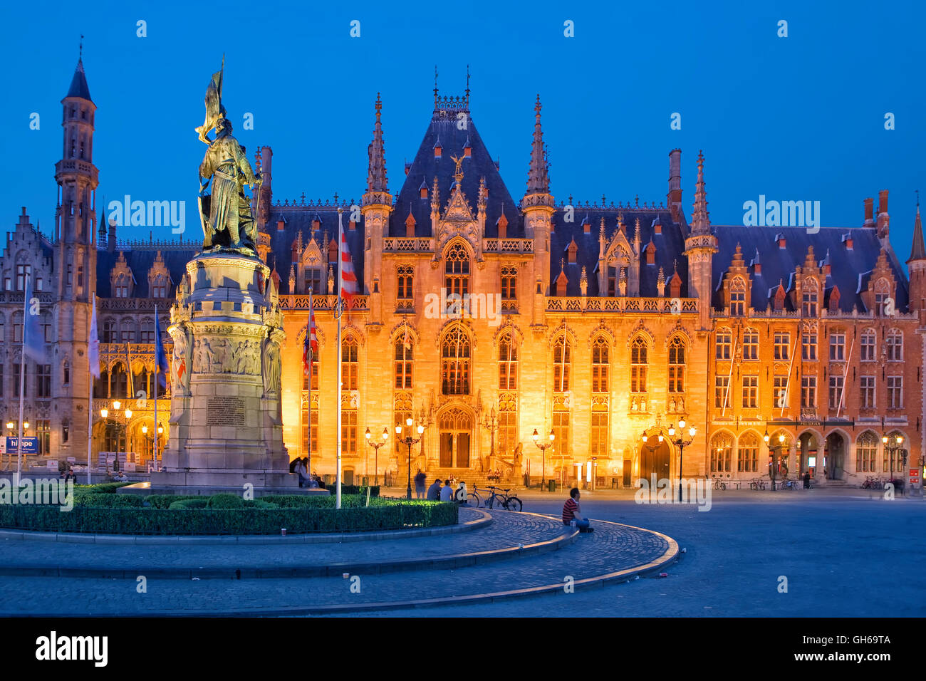 The Grand Place (Markt) in Bruges, Belgium Stock Photo - Alamy