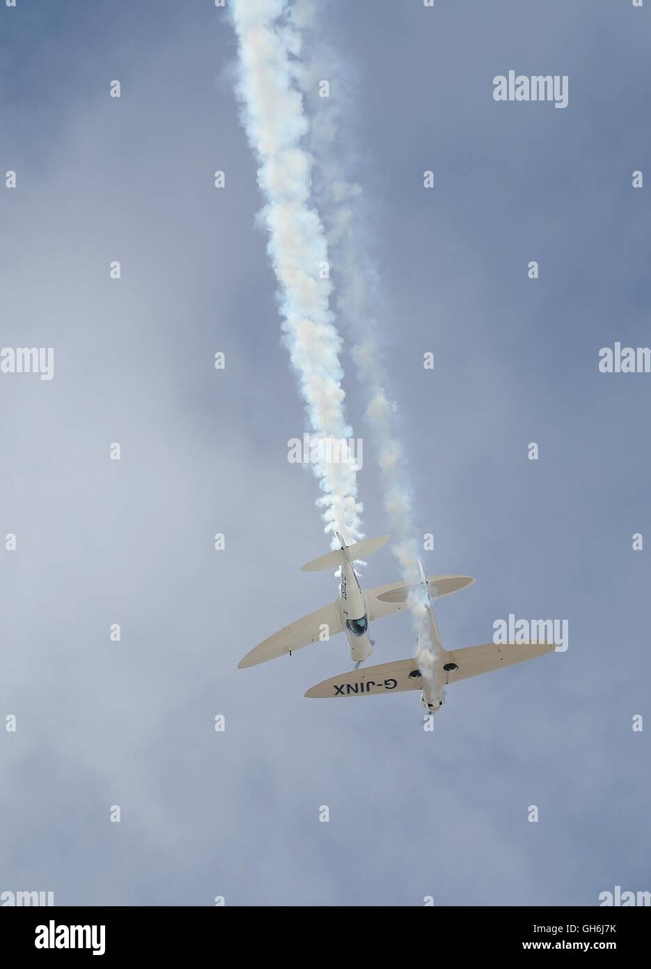 The twisters aerial display team performing at Blackpool Airshow Stock