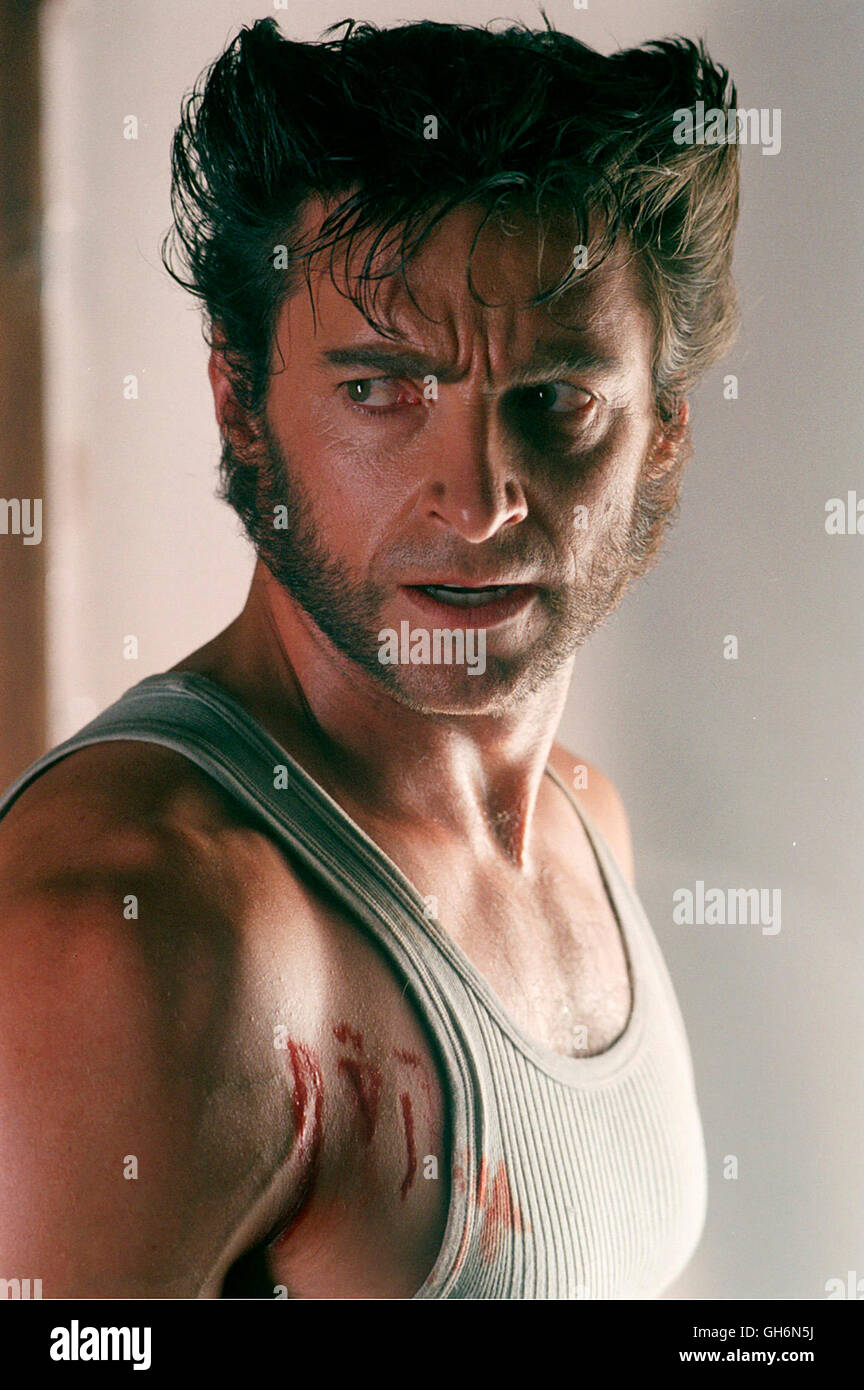 X - MEN 2 / X-Men 2 USA 2003 / Bryan Singer Logan Wolverine (HUGH JACKMAN)  Regie: Bryan Singer aka. X-Men 2 Stock Photo - Alamy