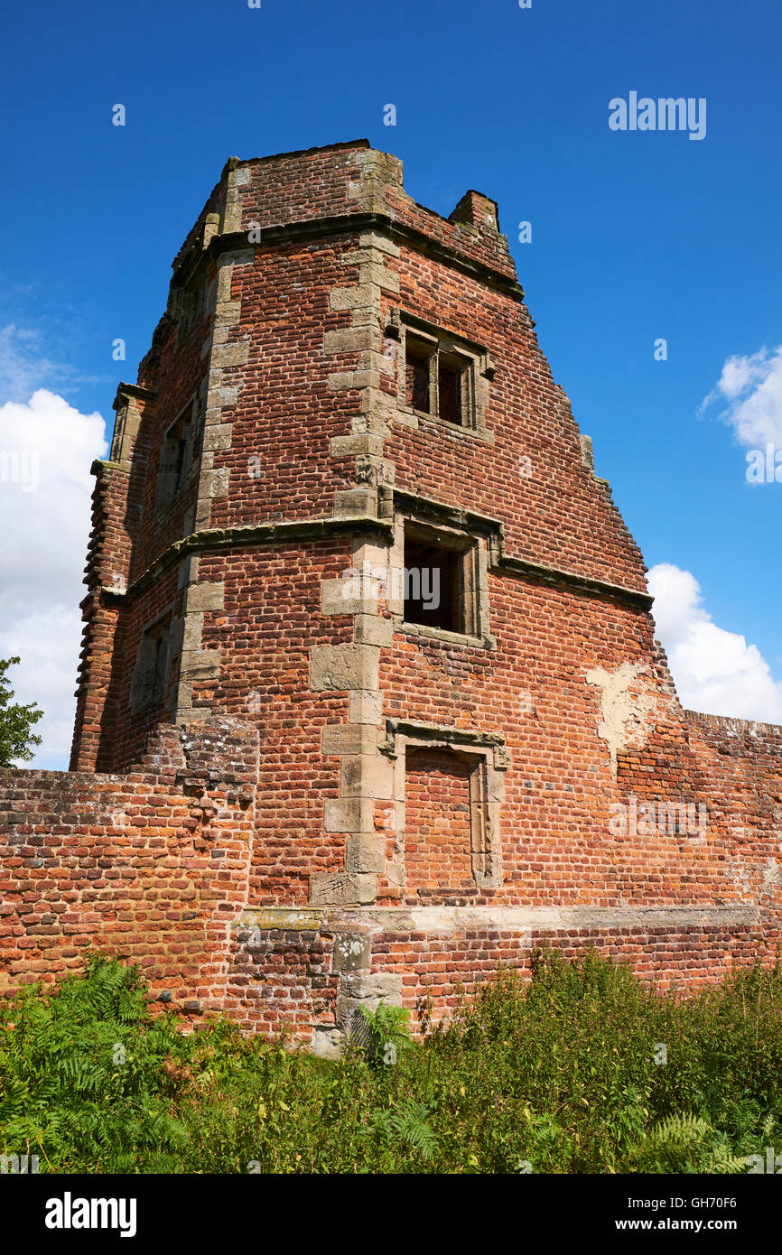 Ruins Of Bradgate House Within Bradgate Park Charnwood Forest Newtown Linford Leicestershire UK Stock Photo