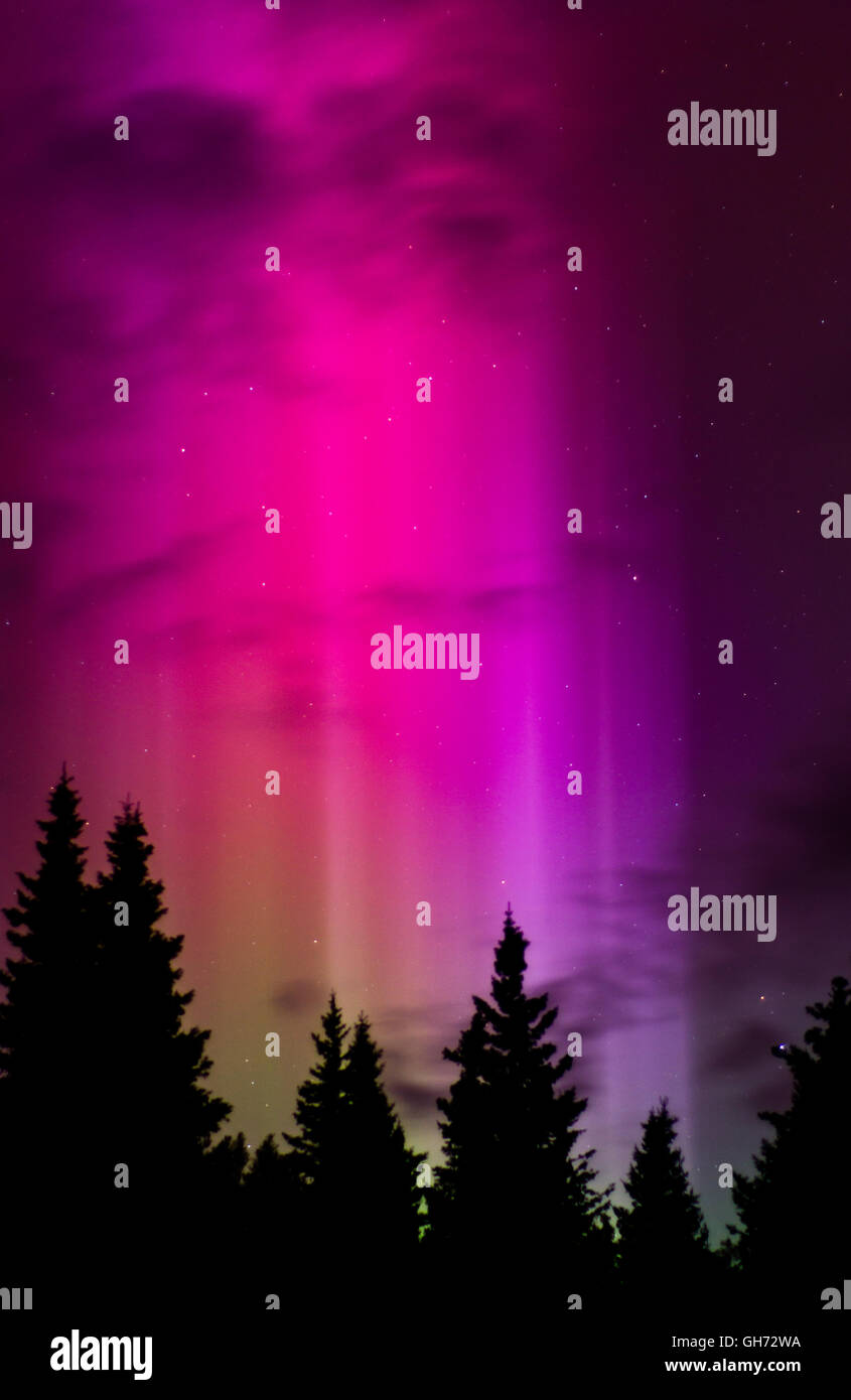 Aurora pillars hires stock photography and images Alamy
