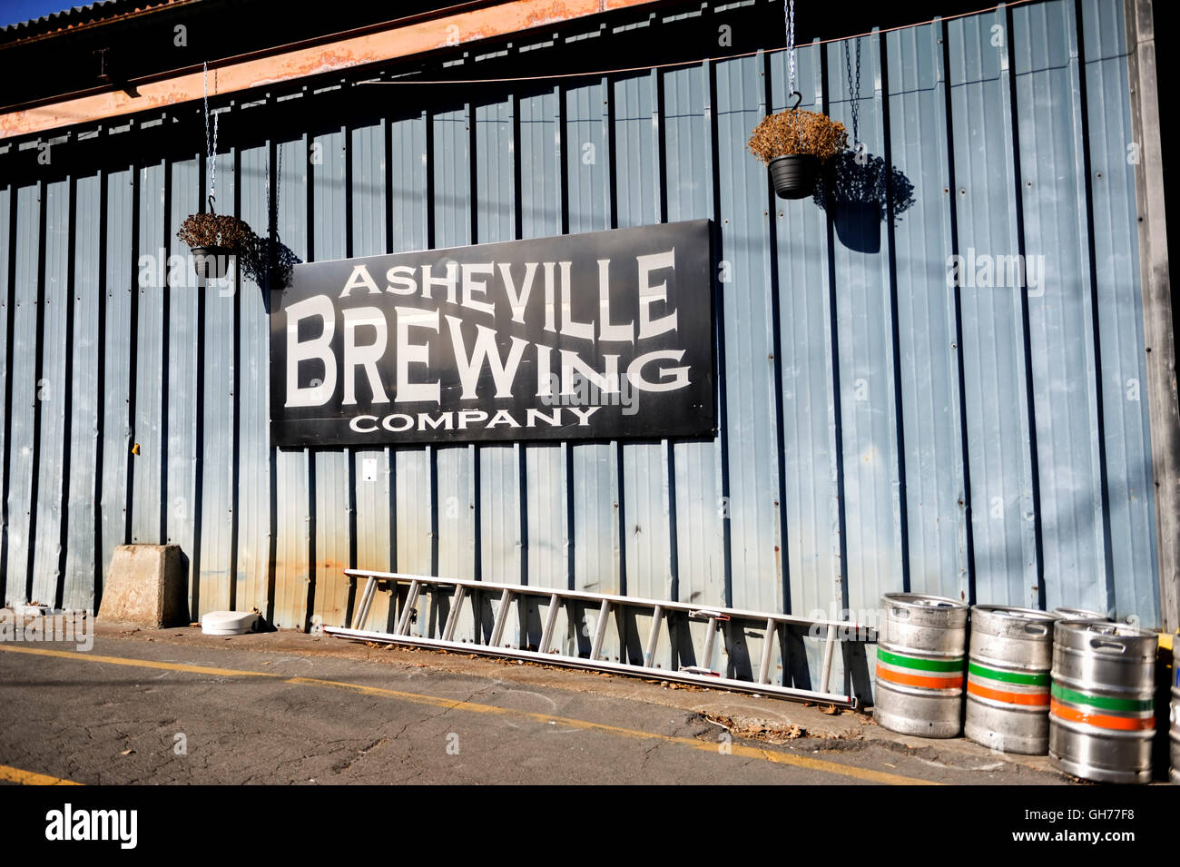 Asheville Brewing Company Stock Photo