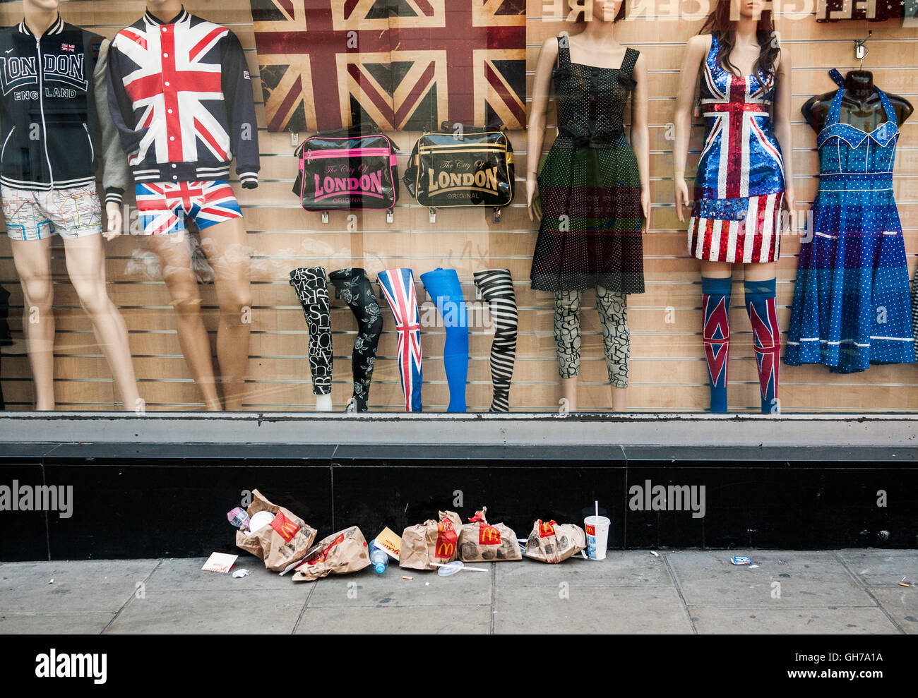 A London street scene Stock Photo