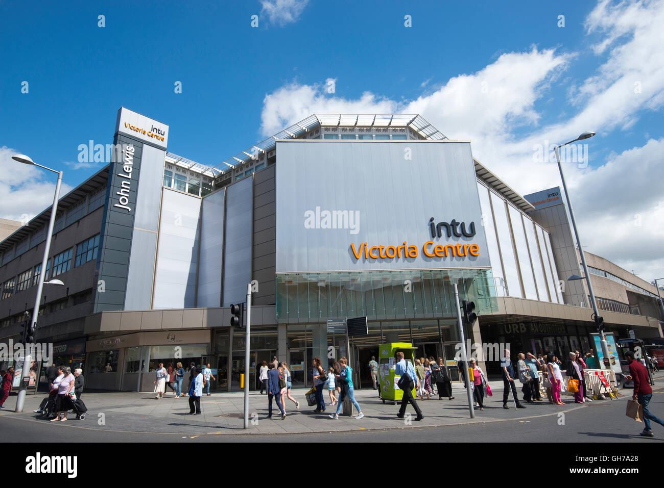 Exterior Of The Newly Refurbished Victoria Centre Shopping Centre In 
