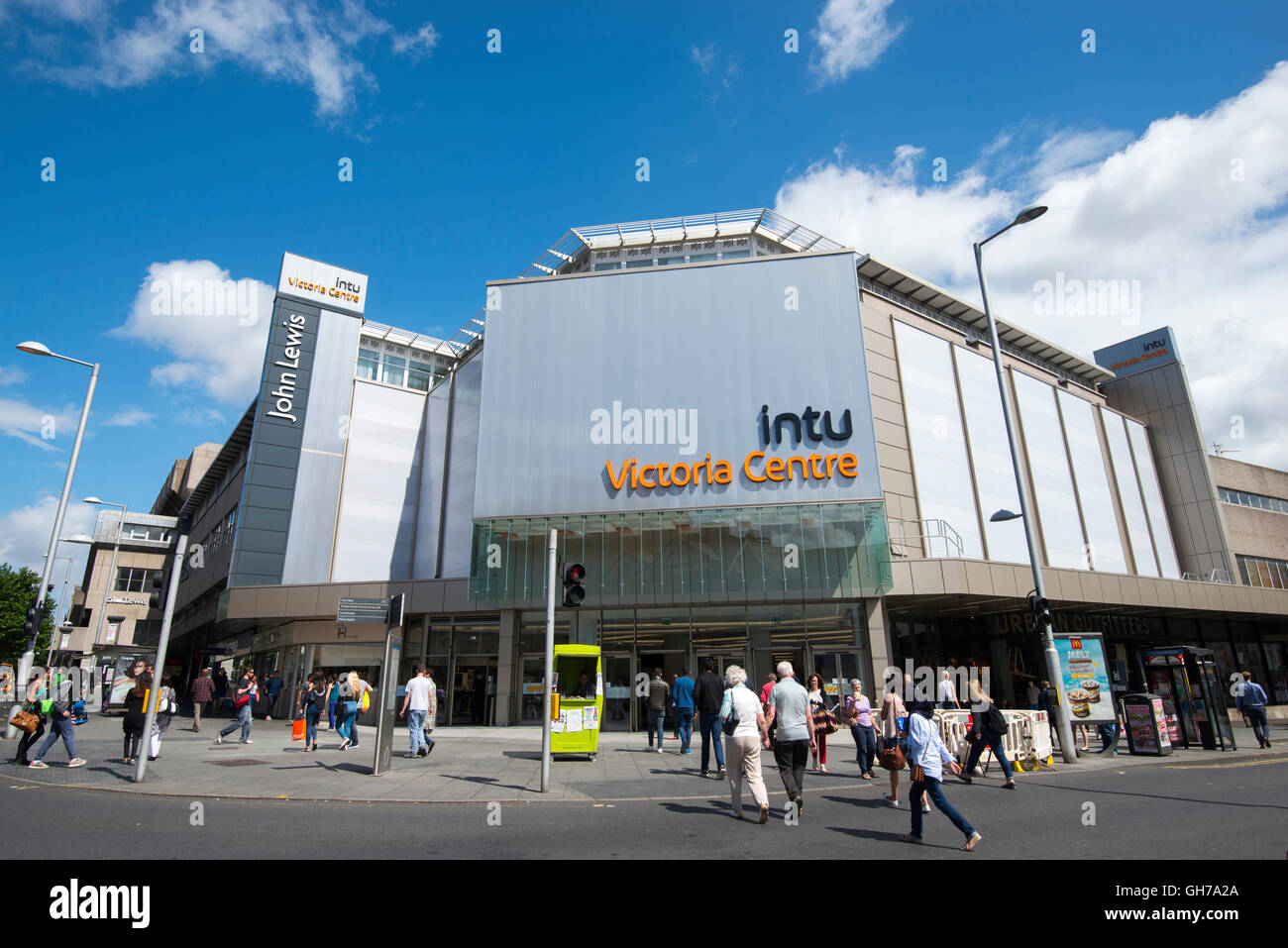 Nottingham Victoria Shopping Centre Stock Photos & Nottingham Victoria