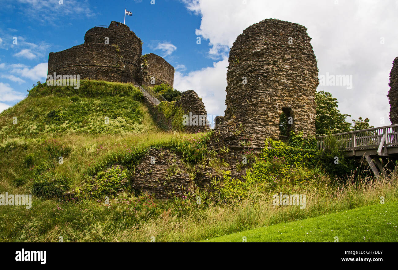 Launceston Castle, Cornwall. UK. (English Heritage). Stock Photo