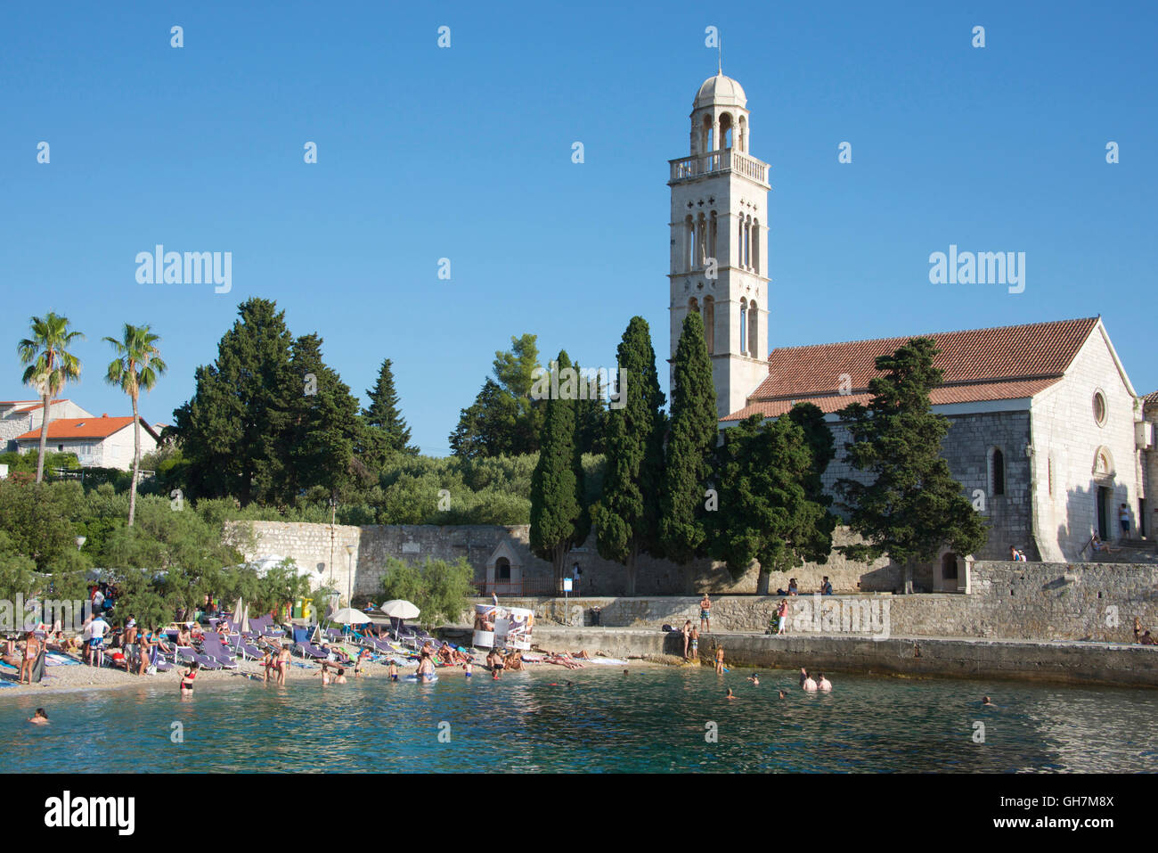 Buildings on the island of Hvar, Croatia Stock Photo - Alamy