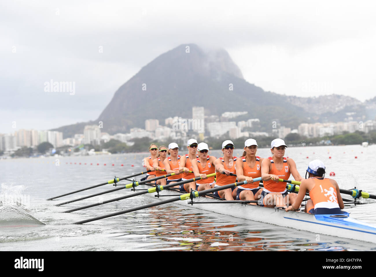 Rio de Janeiro, Brazil. 8th Aug, 2016. The Netherlands during the women ...