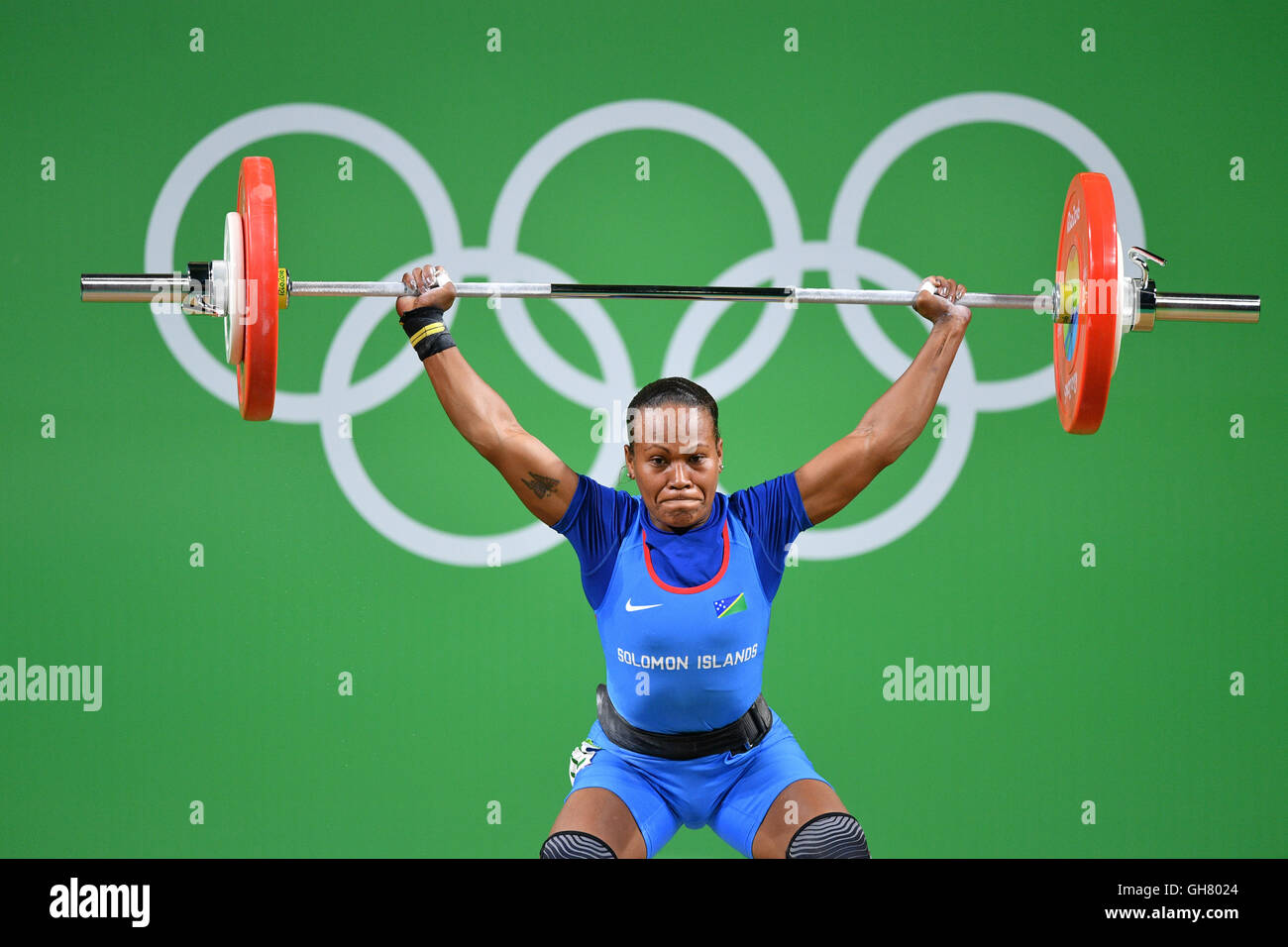 Rio De Janeiro, Brazil. 8th Aug, 2016. Tia-Clair Toomey of