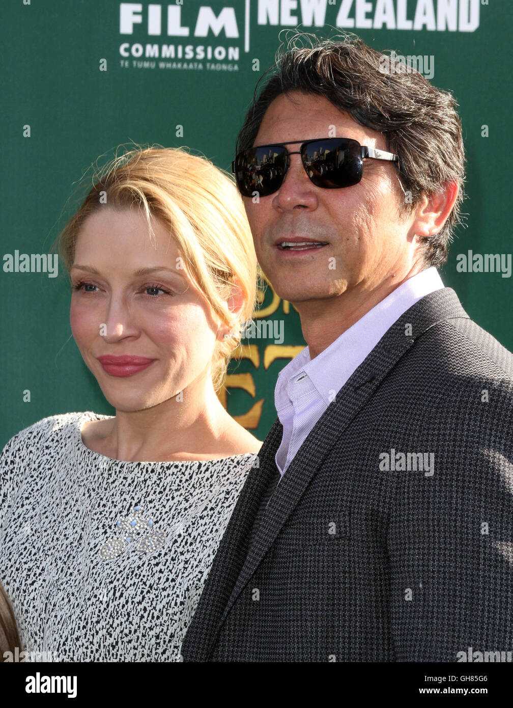 Los Angeles, CA, USA. 8th Aug, 2016. Lou Diamond Phillips with wife