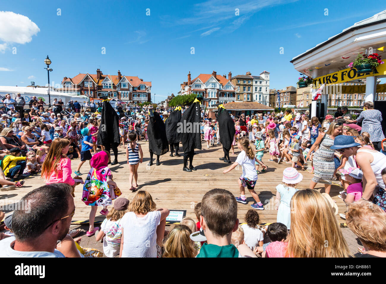 Popular 'Hobby Horse Club' event during the Broadstairs Folk Week