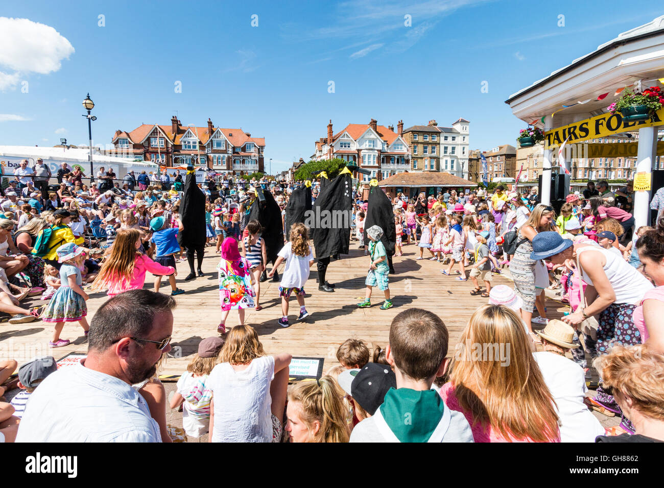 Popular 'Hobby Horse Club' event during the Broadstairs Folk Week