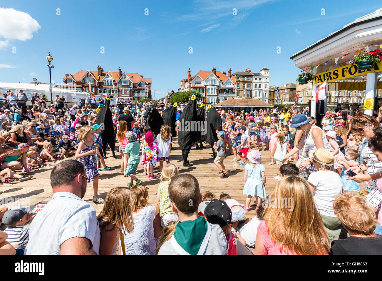 Popular 'Hobby Horse Club' event during the Broadstairs Folk Week