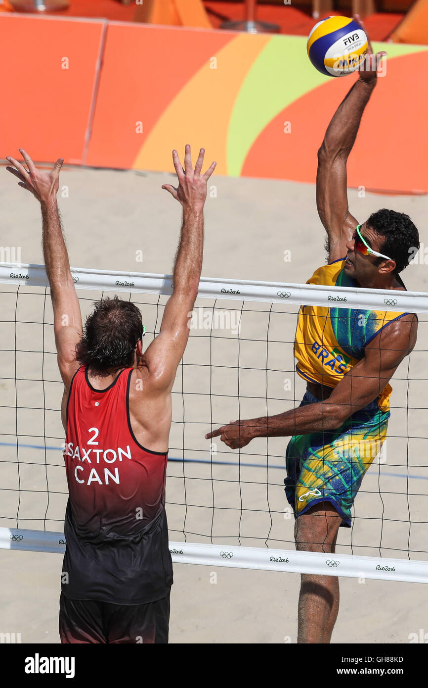 Rio de Janeiro, Brazil. 9th August, 2016. Olympics 2016 Beach