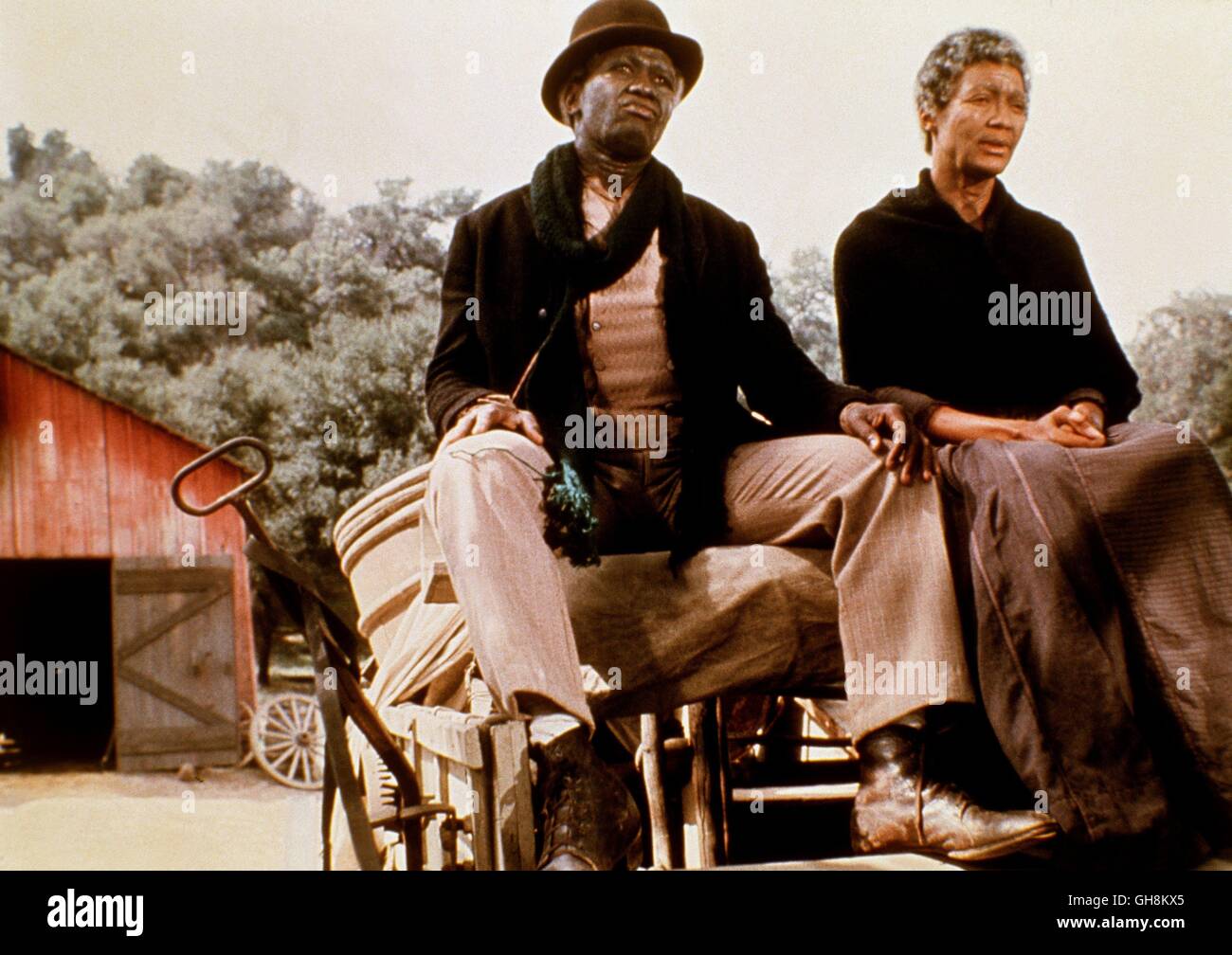 ROOTS / Tödlicher Haß USA 1977 / John Erman Chicken George (BEN VEREEN) und Matilda (OLIVIA COLE) Regie: John Erman aka. Tdlicher Ha§ Stock Photo