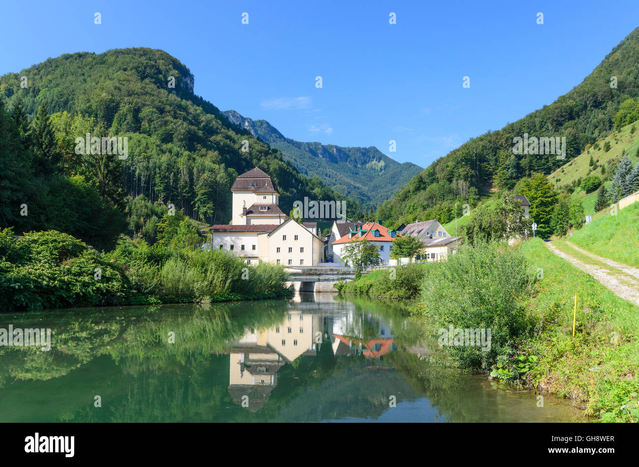 Ternberg: mill Wallnermühle in Trattenbach at stream Trattenbach ...