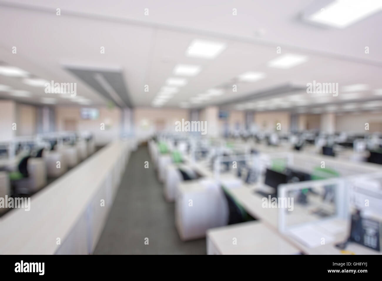 Blurry office background, perfect to use for backdrop in Stock Photo