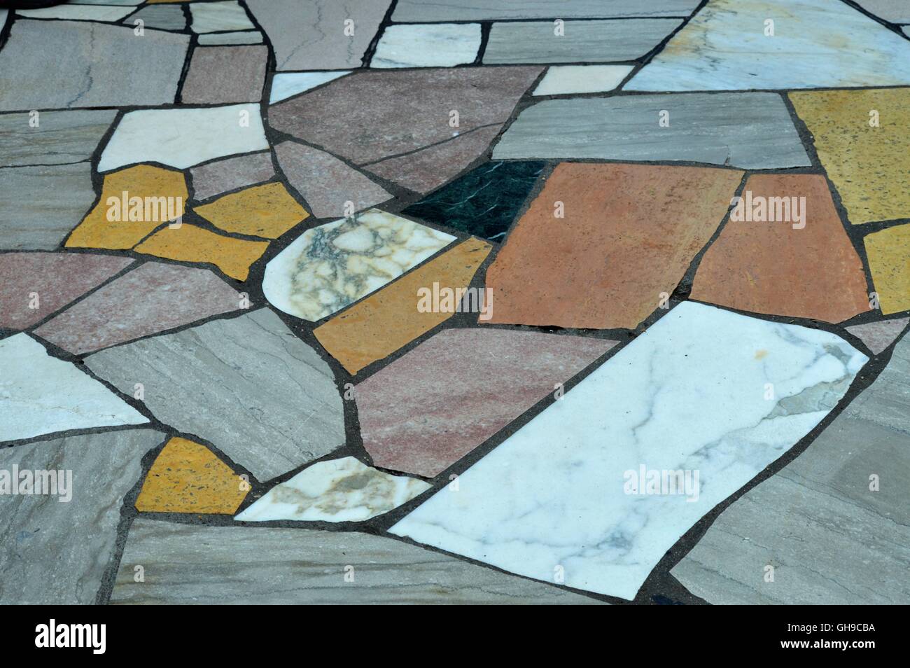 Uneven Tile Floor Stock Photo Alamy
