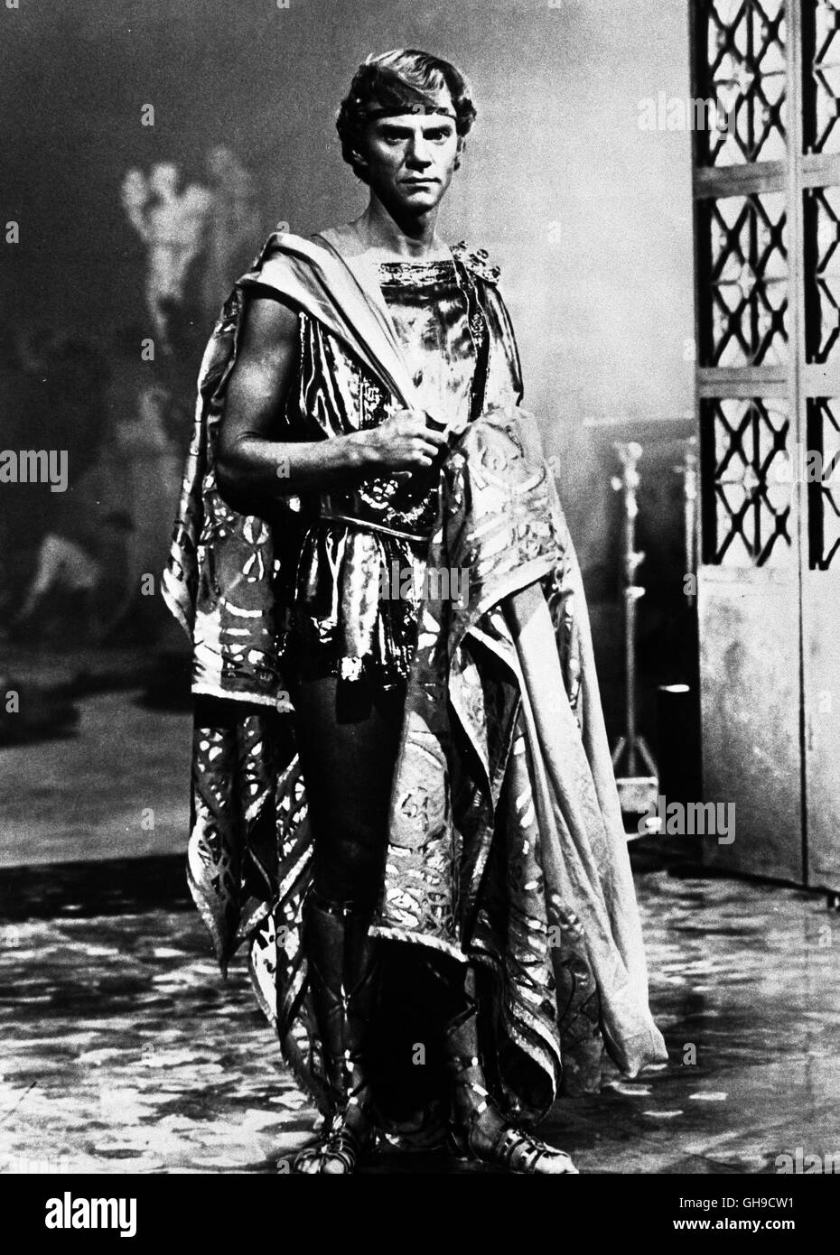 Emperor Gaius Germanicus Caesar (MALCOLM MCDOWELL) Film, Fernsehen, Drama, Erotikfilm, 70er Regie: Tinto Brass aka. Caligola Stock Photo