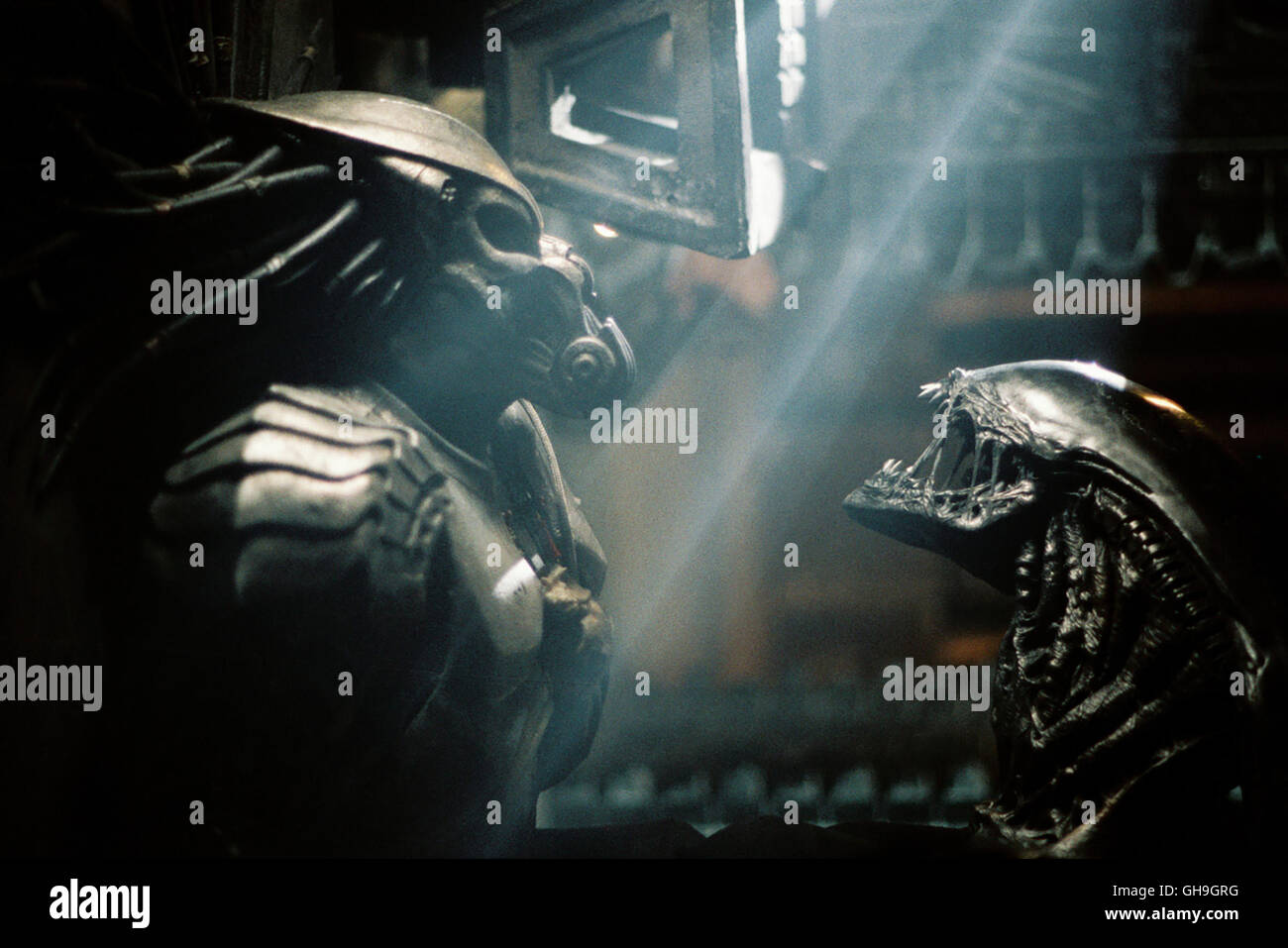 Filmszene Film, Fernsehen, Kino, Horror Regie: Paul W.S. Anderson aka. AVP: Alien vs. Predator Stock Photo